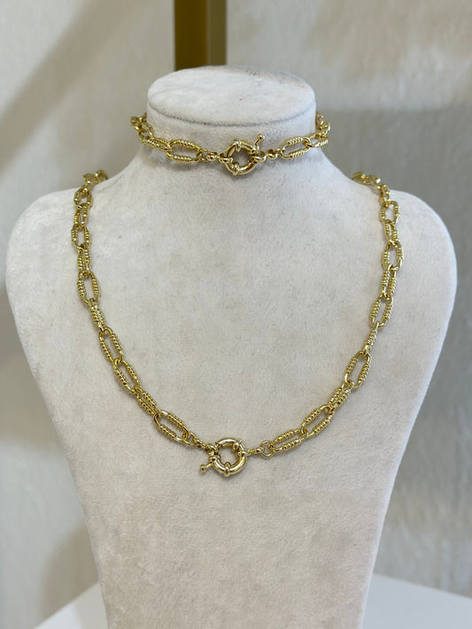 Gemici Düğüm Ataç Kolye Bileklik Set