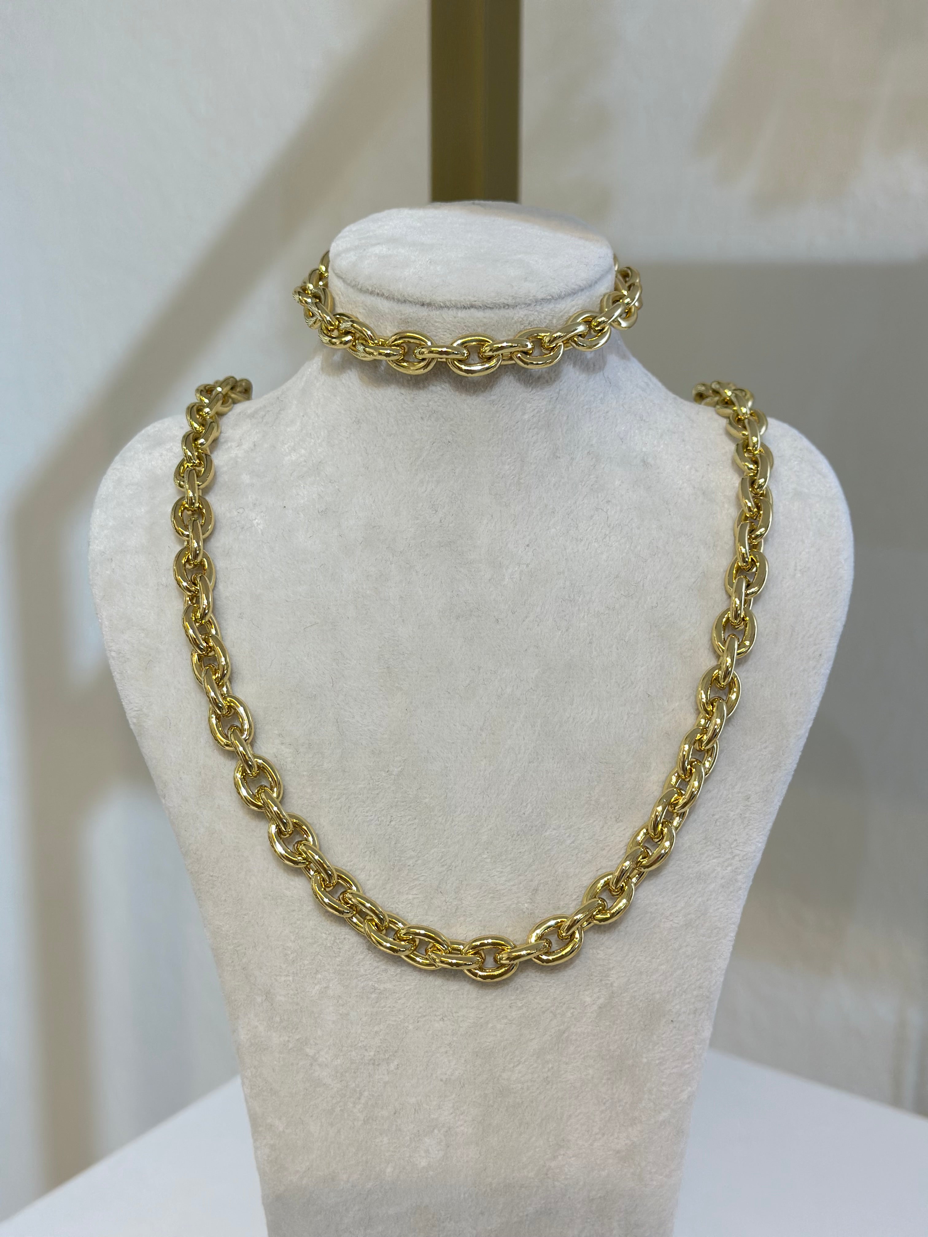 MARİNE Bileklik Kolye Set