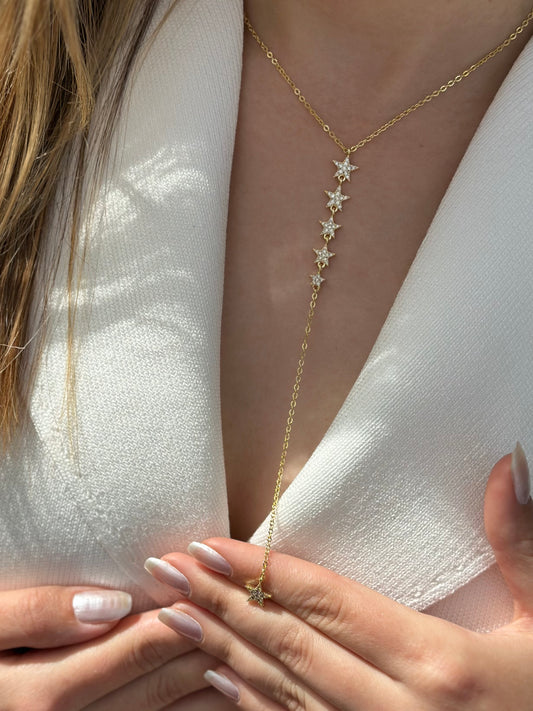 Yıldız Yolu Dekolte Kolyesi