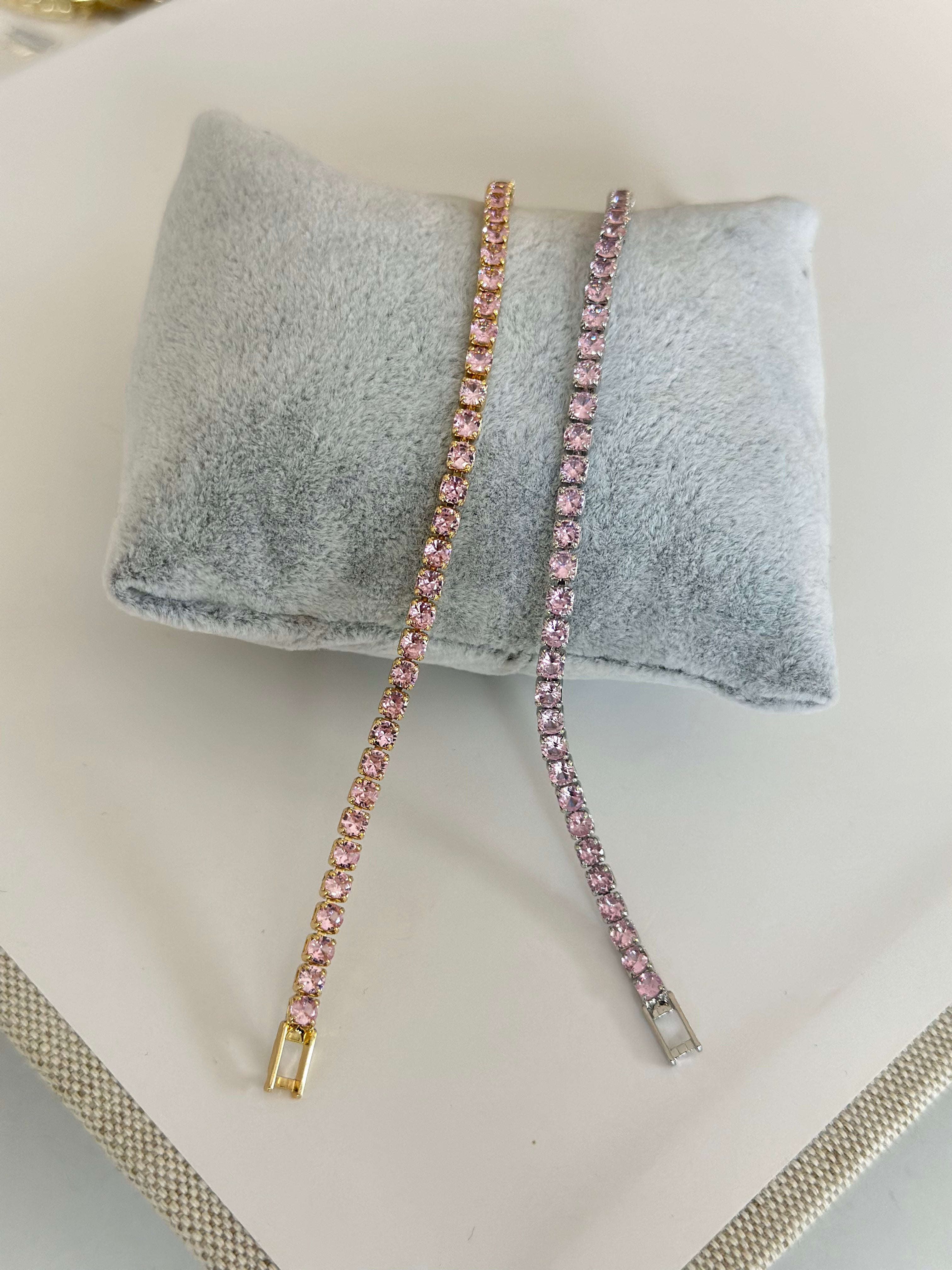 3 Mm Pembe Su Yolu Bileklik