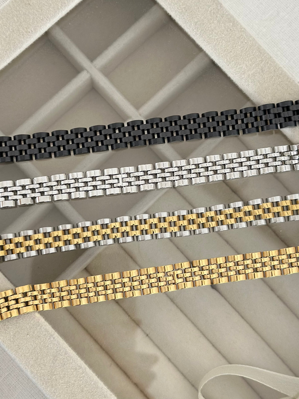 Saat Model Erkek Bileklik 1 cm