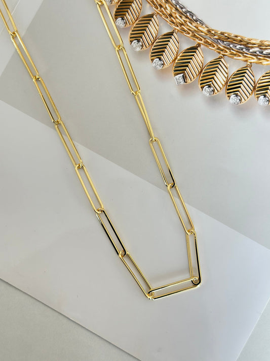14K Ataç Zincir Kolye (60 cm)