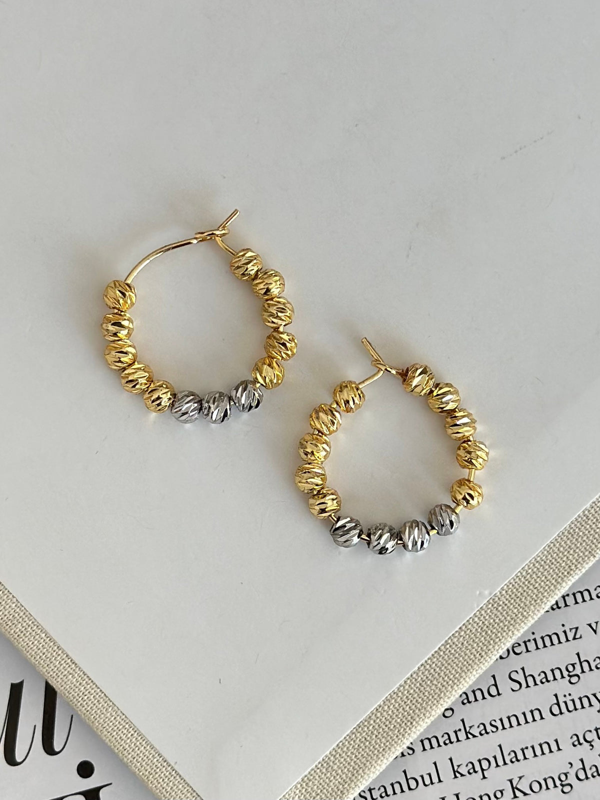 Mix Renk Dorika Halka Küpe