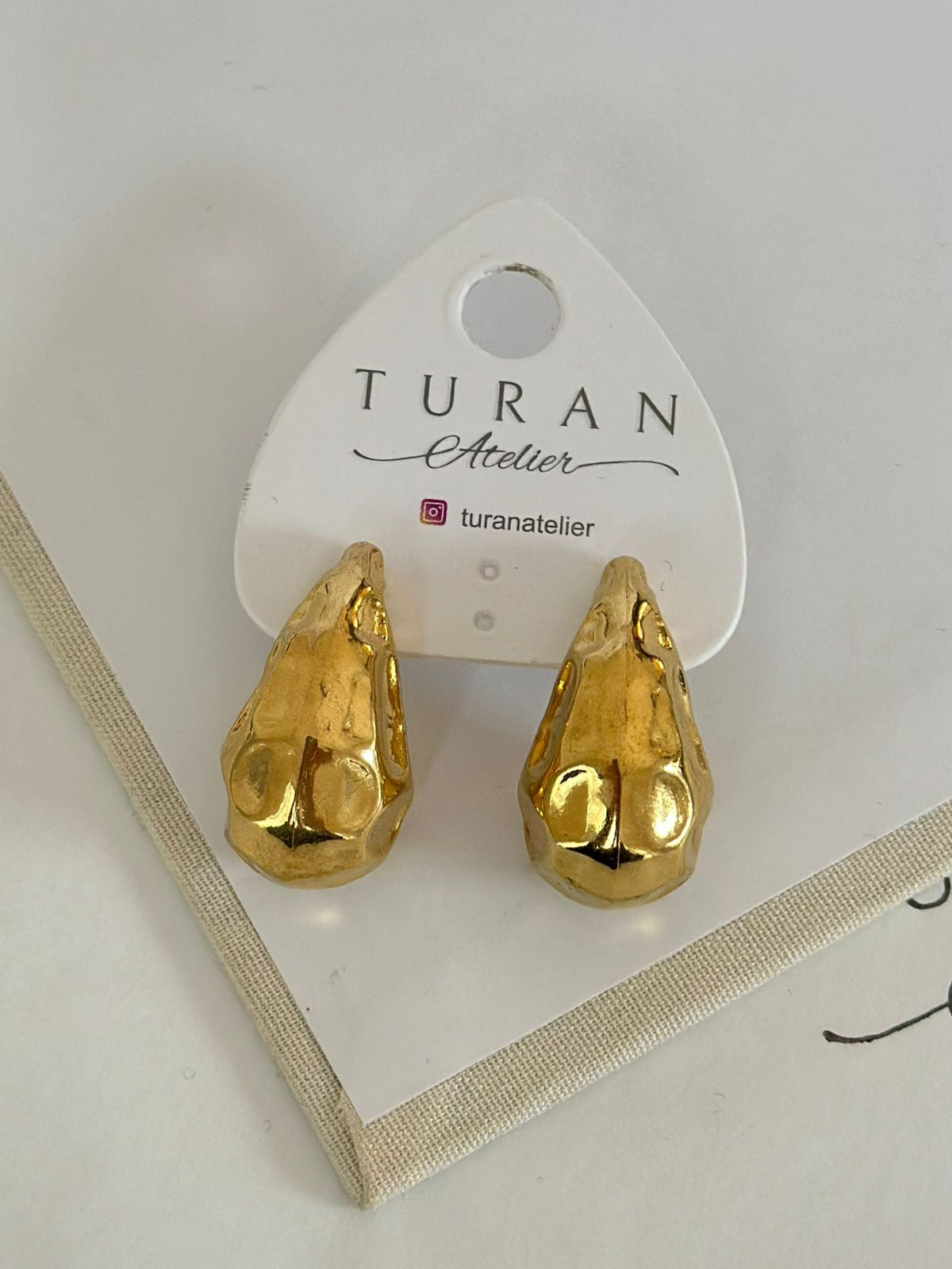 Darbeli Gold Marka Küpe