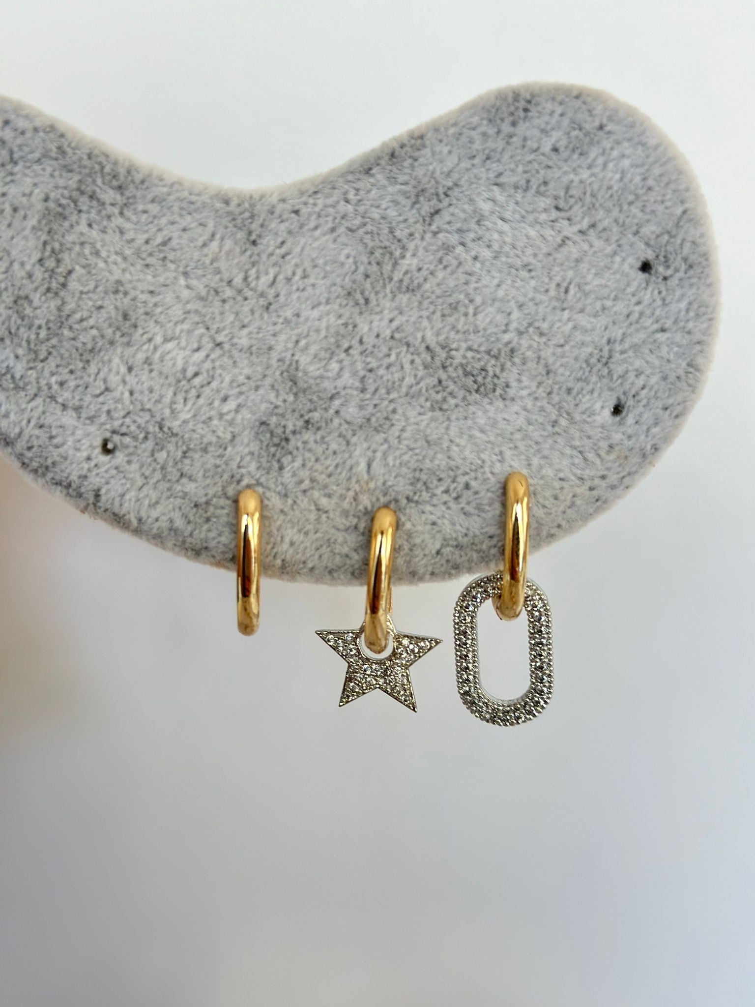 Zirkon Yıldız Kombin Küpe