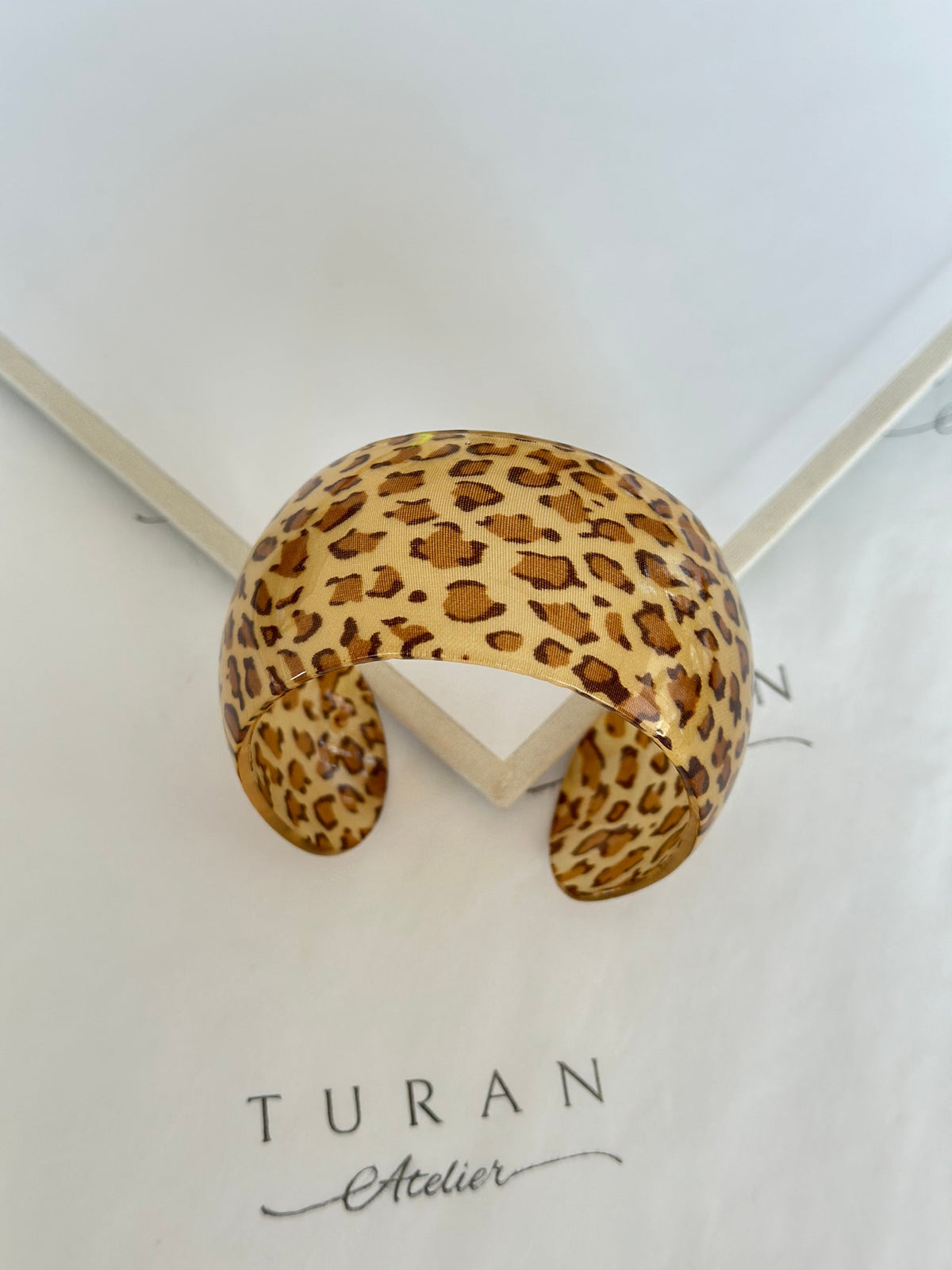 Sütlü Kahve Leopar Bileklik