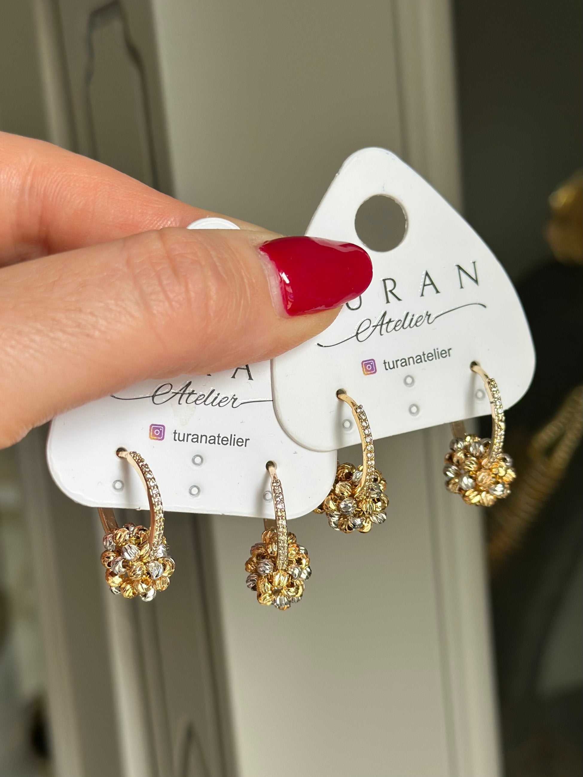 Mini Halka Dorika Küpe