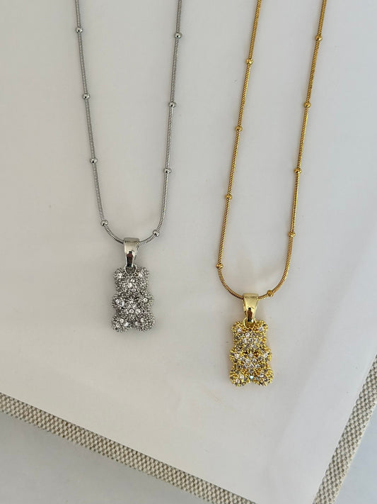 Taşlı Jelibon Kolye