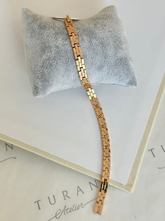 Bronz Gold Vintage Bileklik