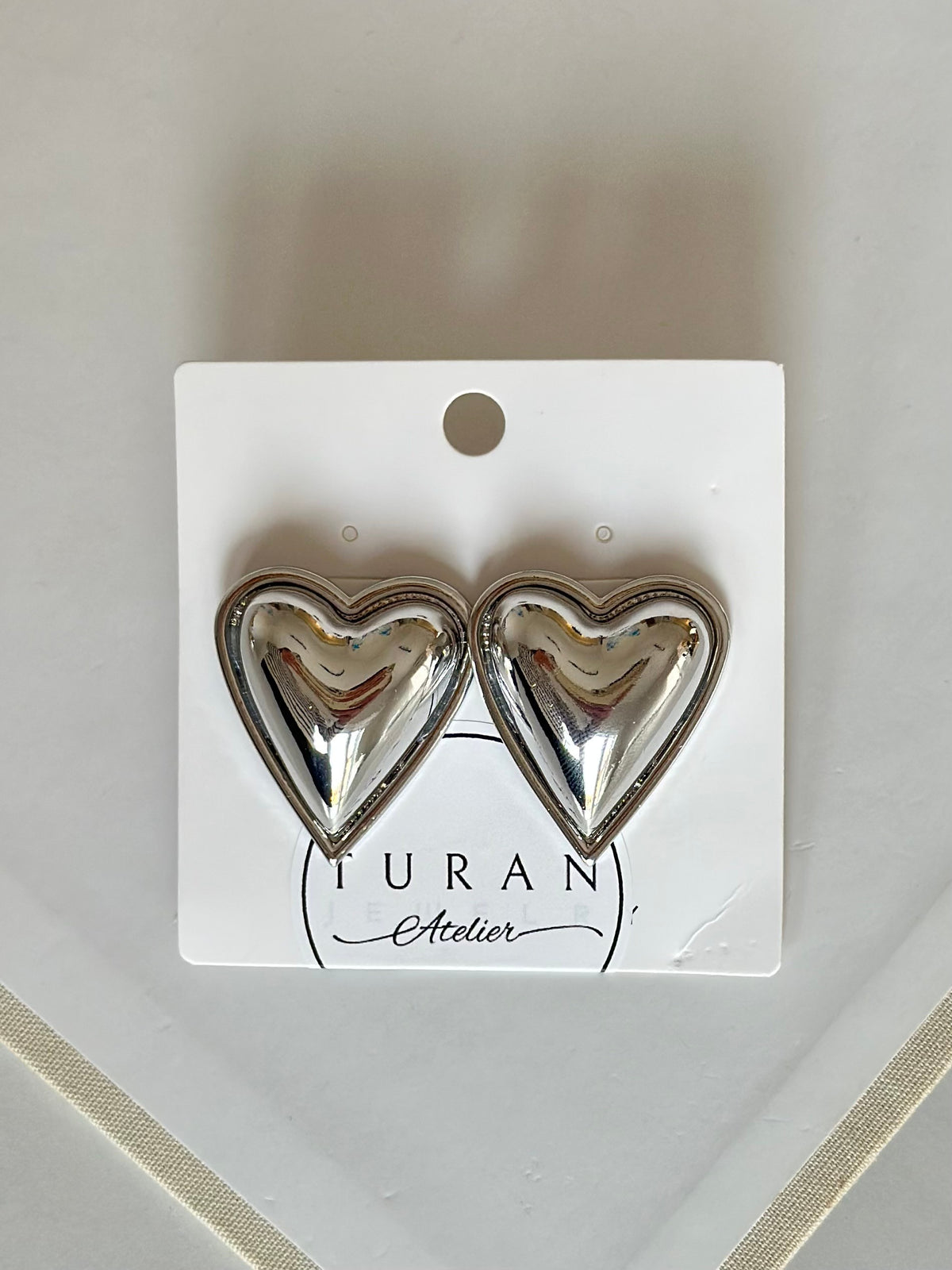 Gümüş Renk Balon Küpe