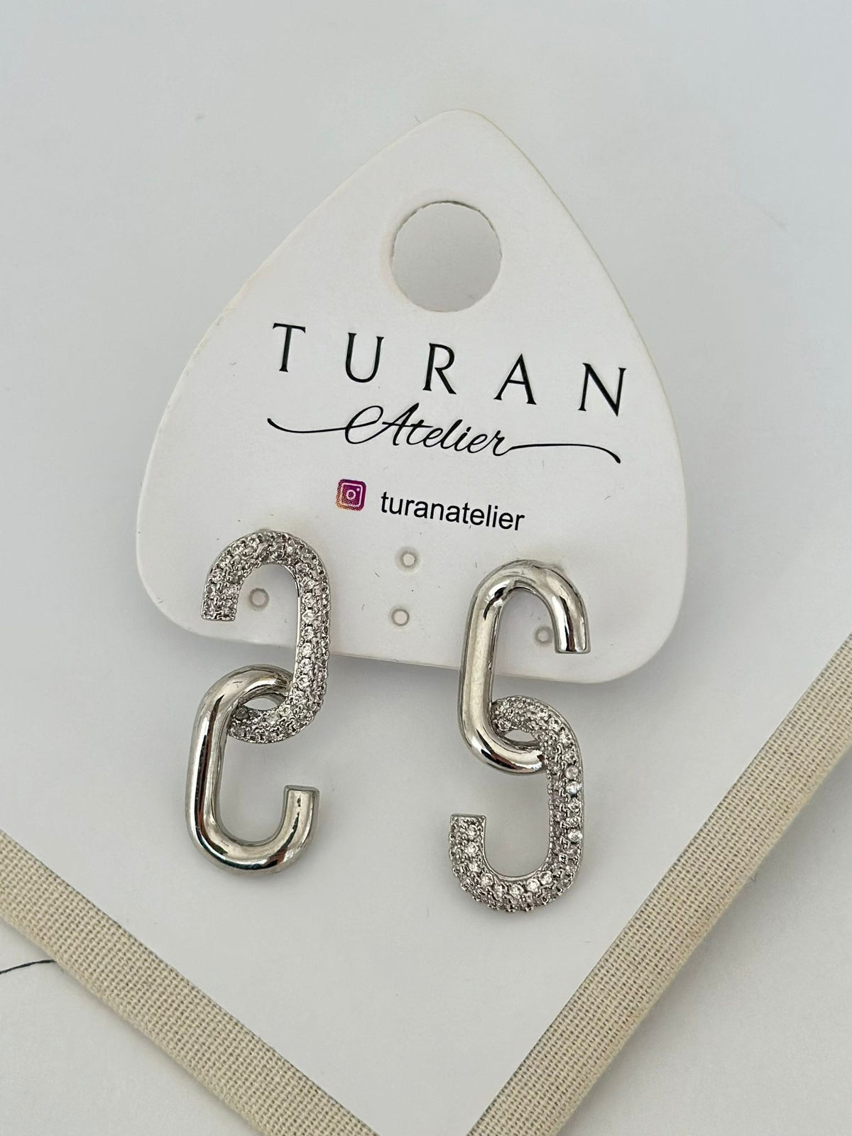 Silver Çengel Küpe