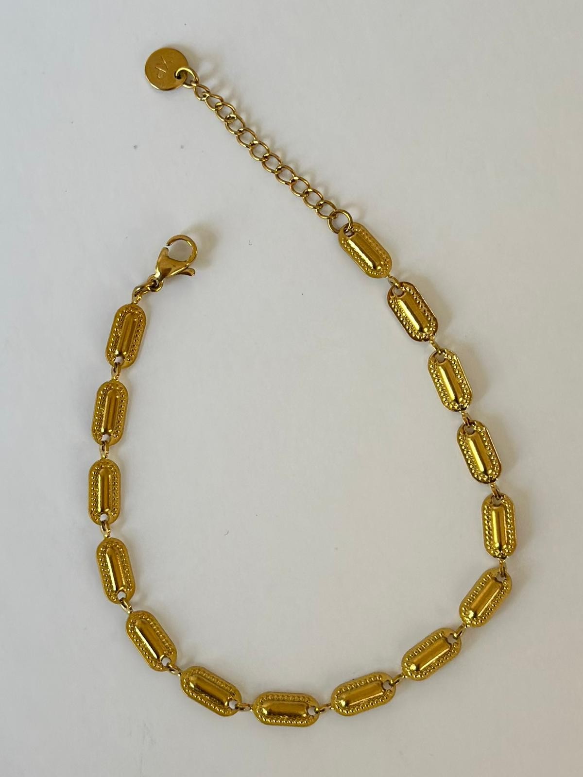 İnce Vintage Gold Bileklik