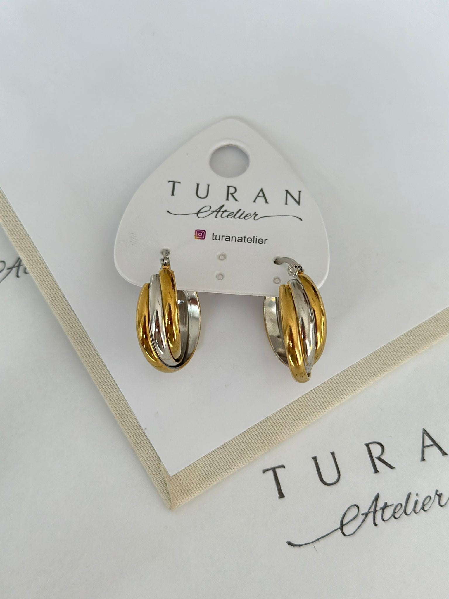 Kuyum Model Mix Çelik küpe