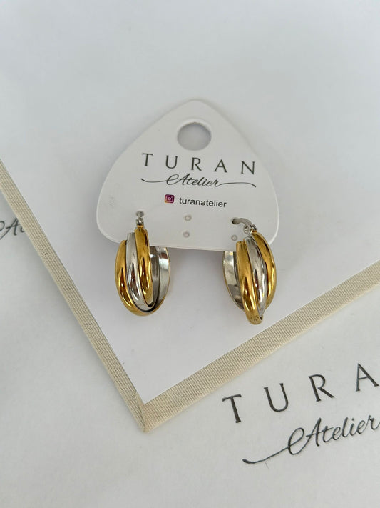 Kuyum Model Mix Çelik küpe