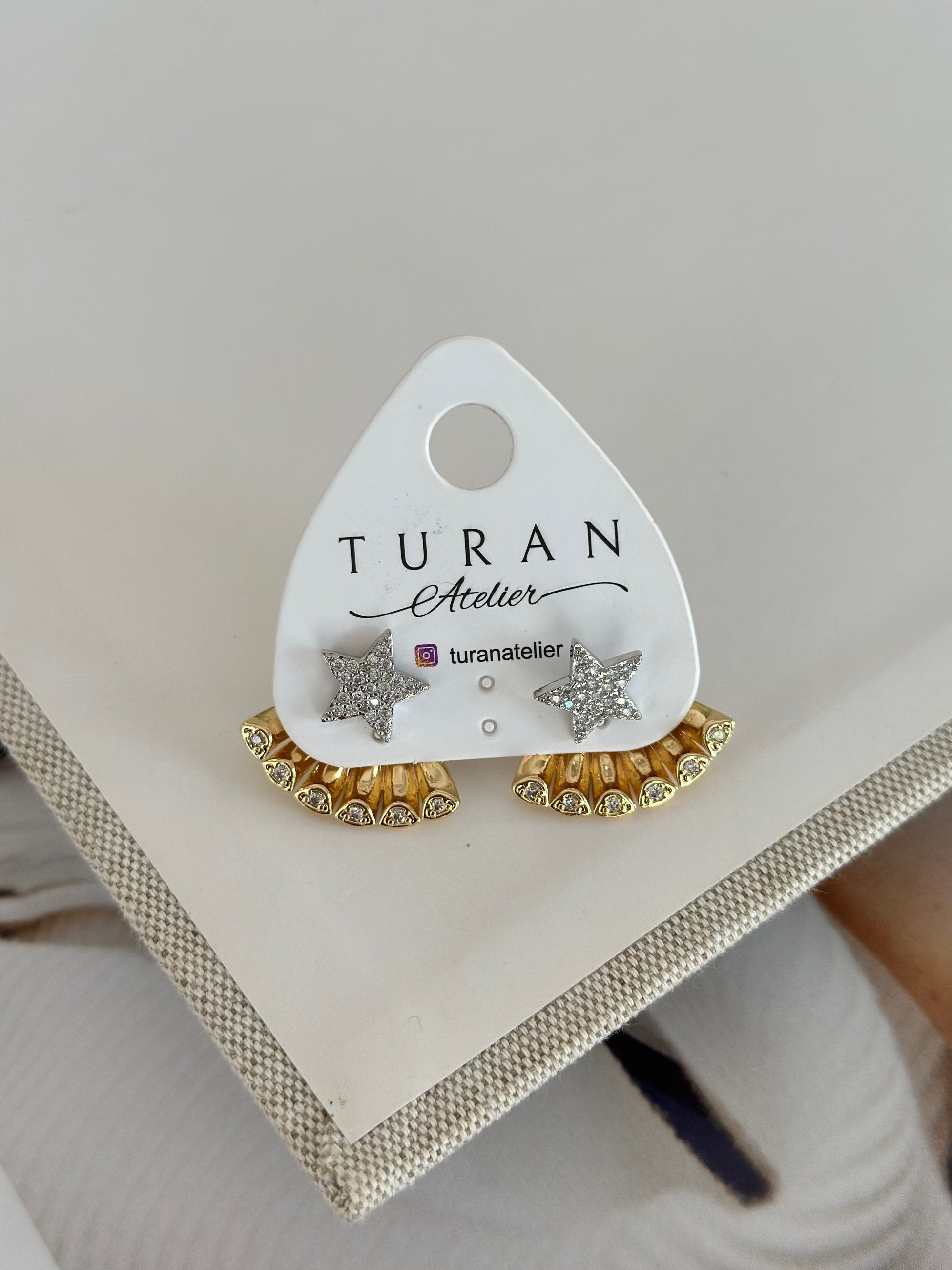 Yıldız Yelpaze Küpe