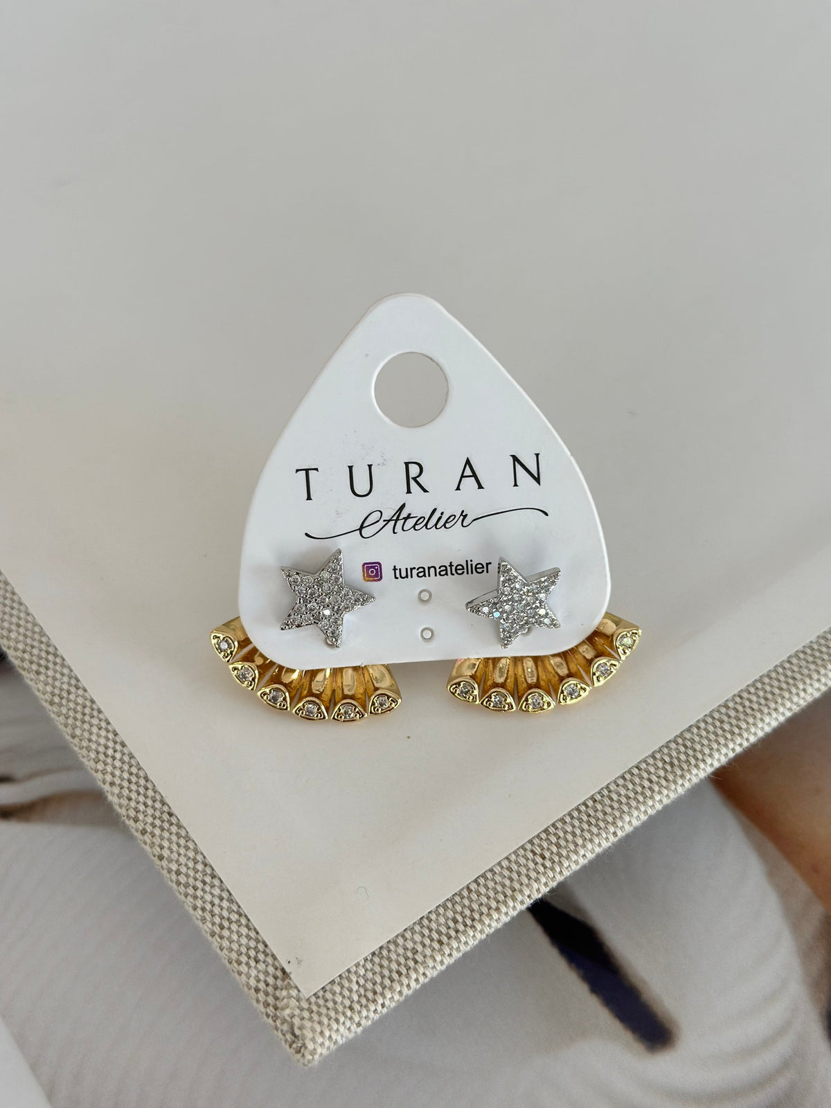 Yıldız Yelpaze Küpe