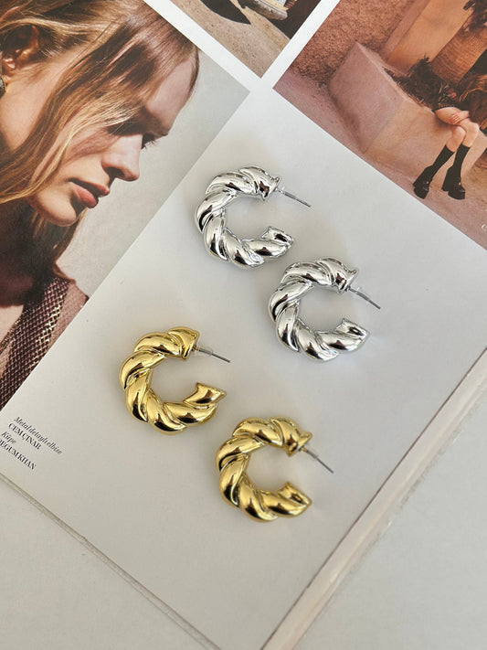 Sarmal Boru Halka Küpe