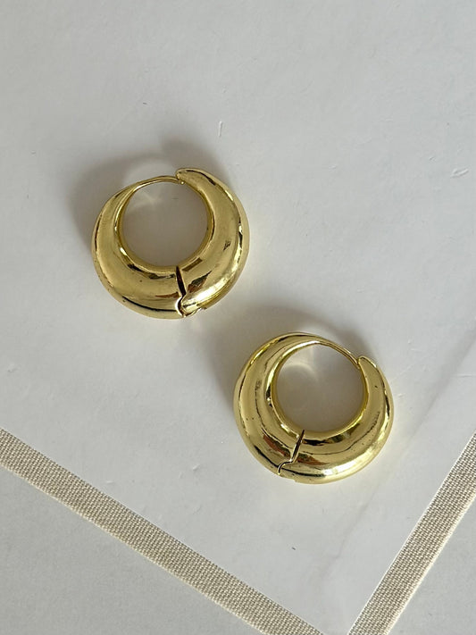 14K Gold Renk Klasik Halka