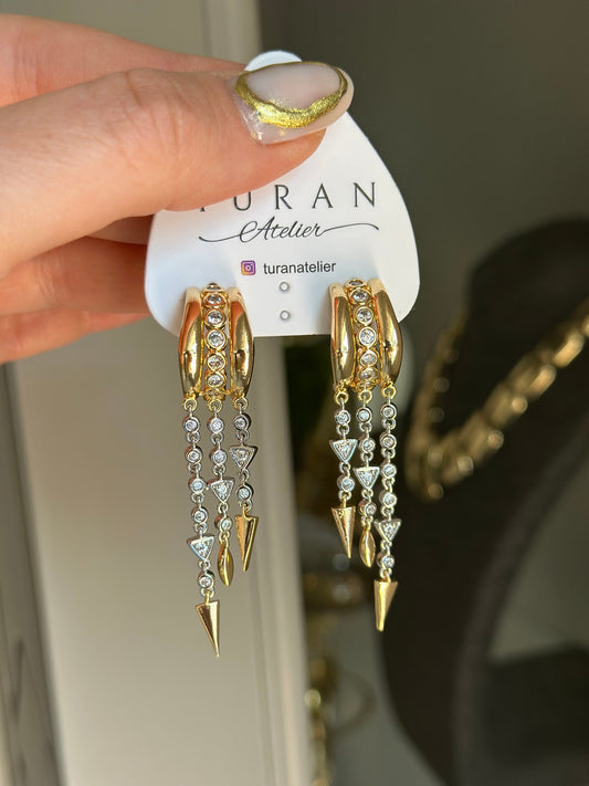 Marka Sallantılı Tasarım Küpe