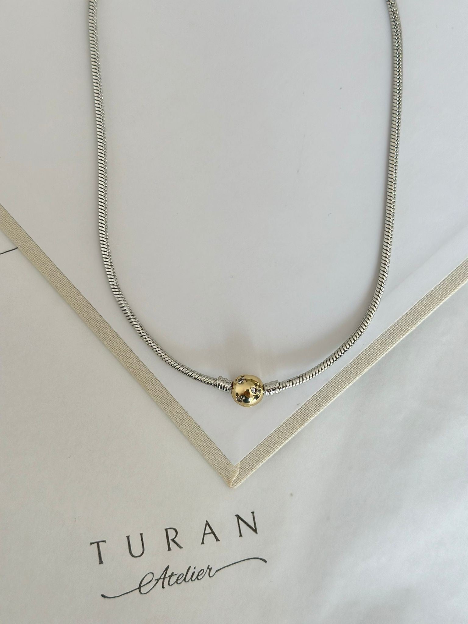 Mickey Taşlı Pan Kolye