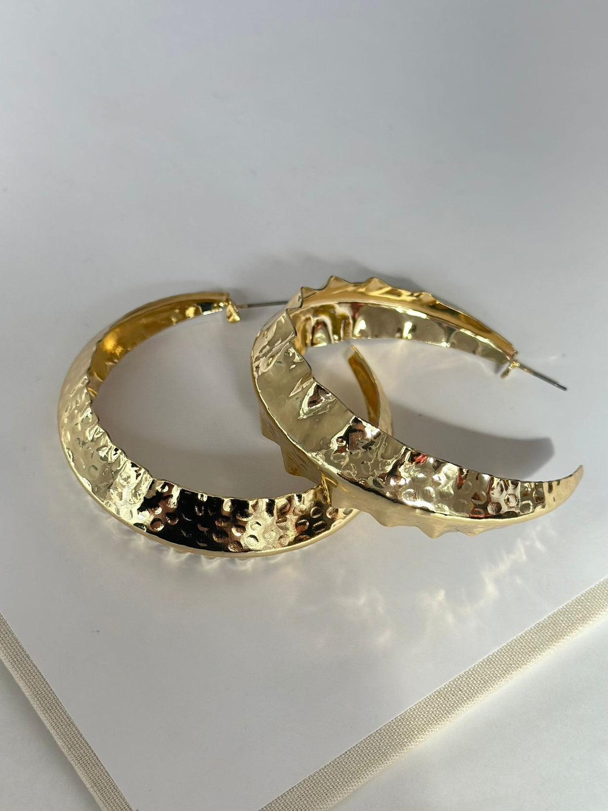 Gold Renk Büyük Halka Küpe