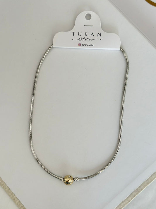 Mickey Taşlı Pan Kolye