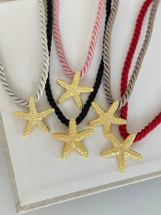 Deniz Yıldızı İp Kolye