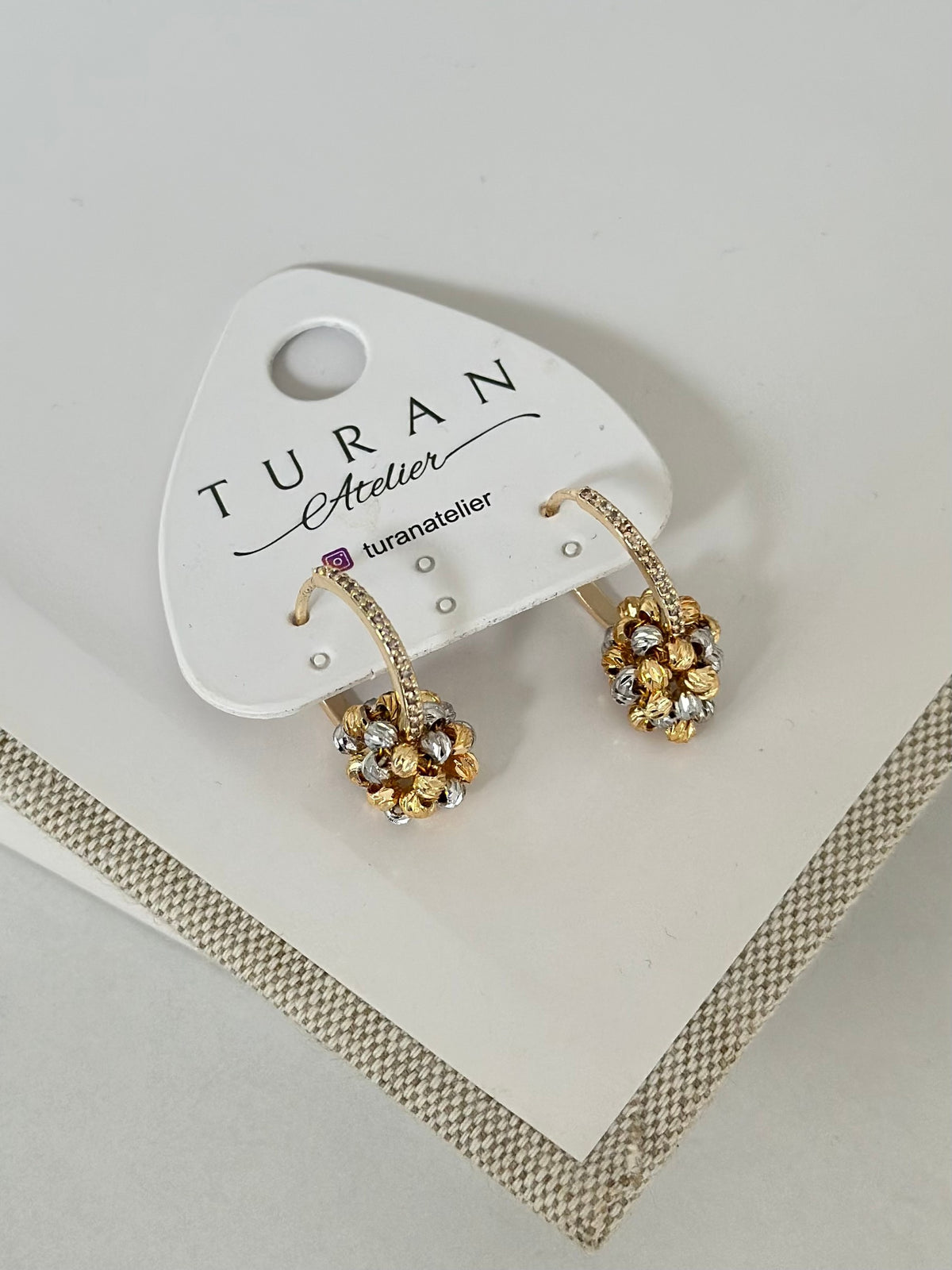 Mini Halka Dorika Küpe