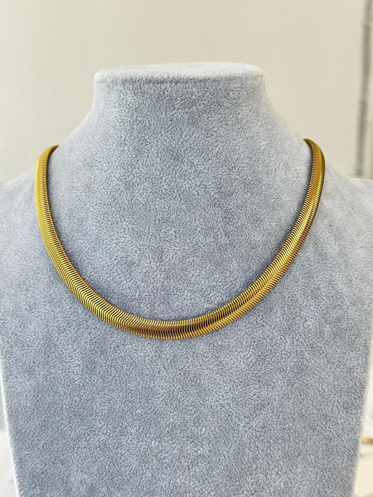 Kalın italyan Çelik  Kolye