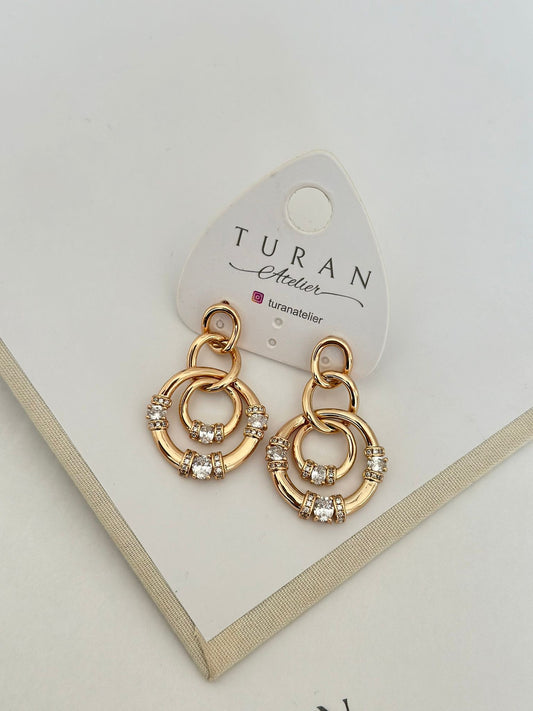 Sallantılı Tasarım Küpe