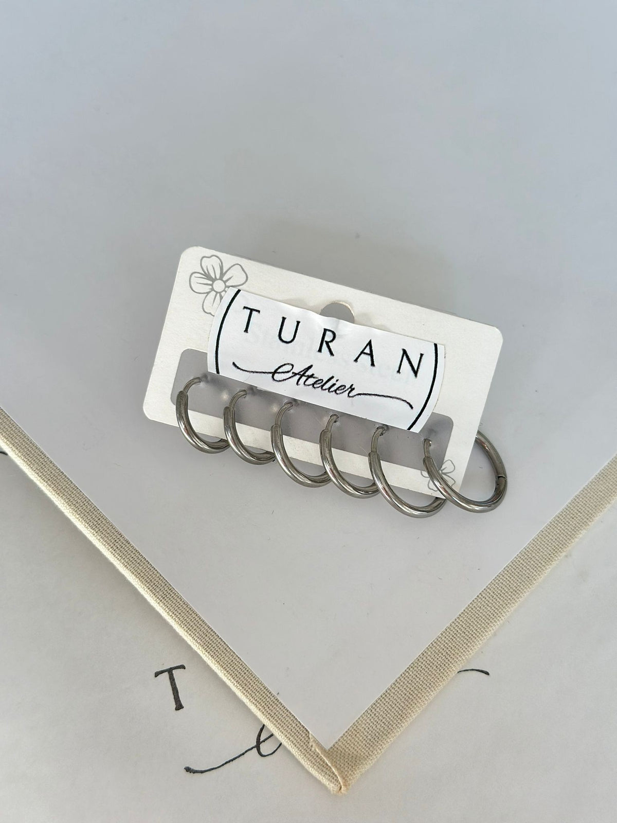 6 lı Günlük Kombin Küpe Çelik Set