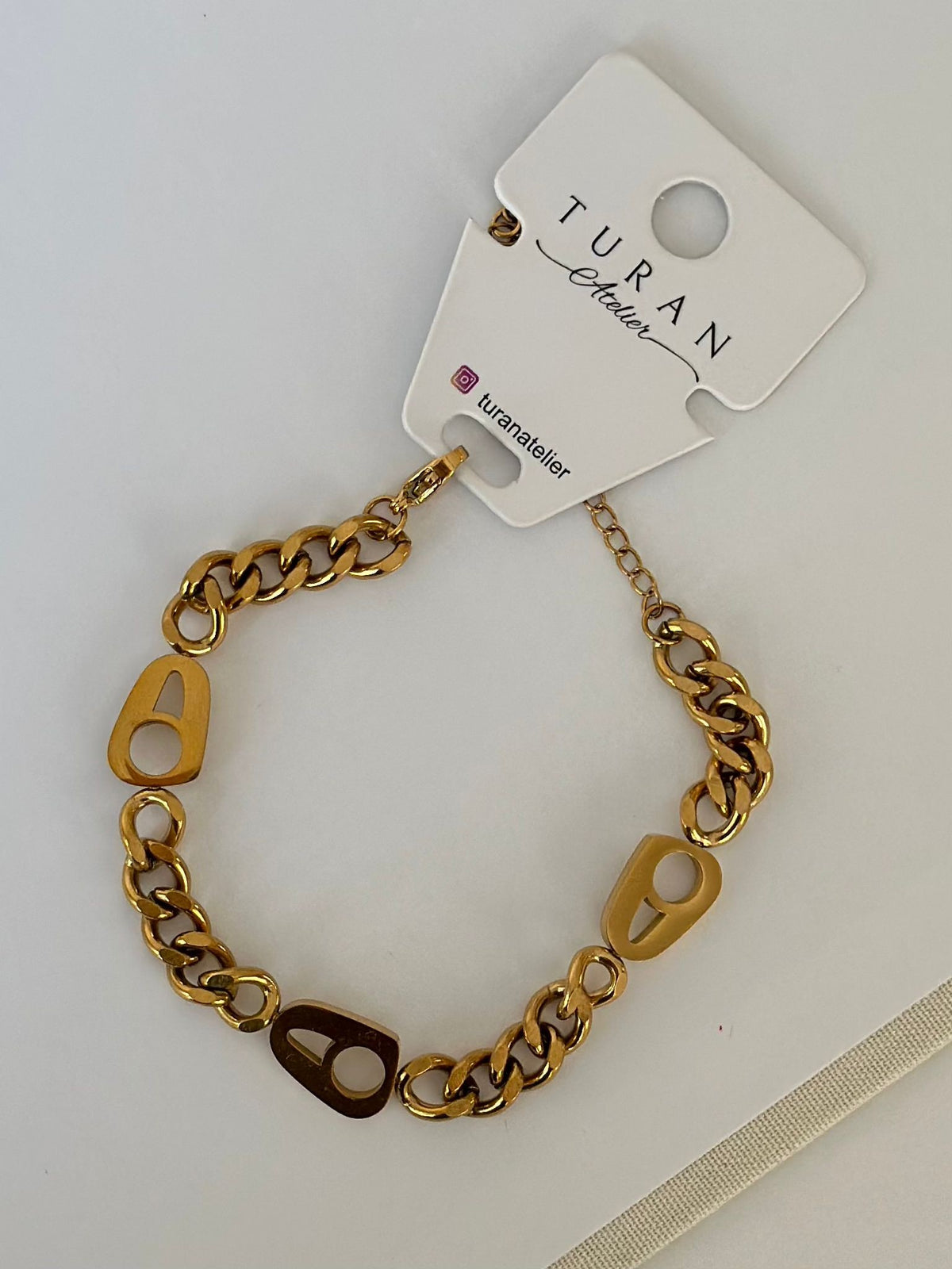 Vintage Görünümlü Çelik Bileklik