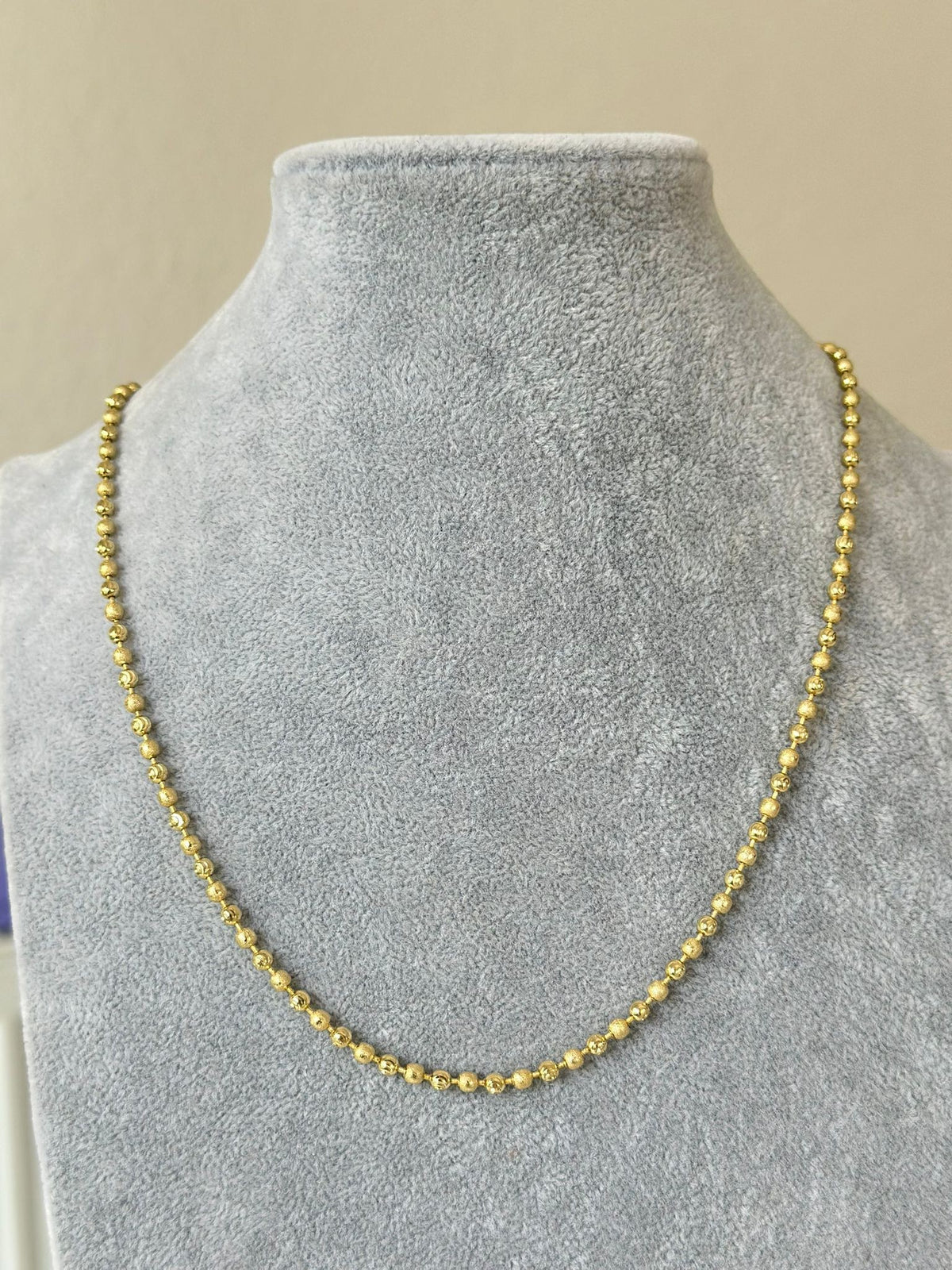 14K Renk Altın Model 50 cm Dorika Kolye