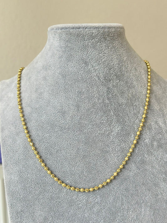 14K Renk Altın Model 50 cm Dorika Kolye