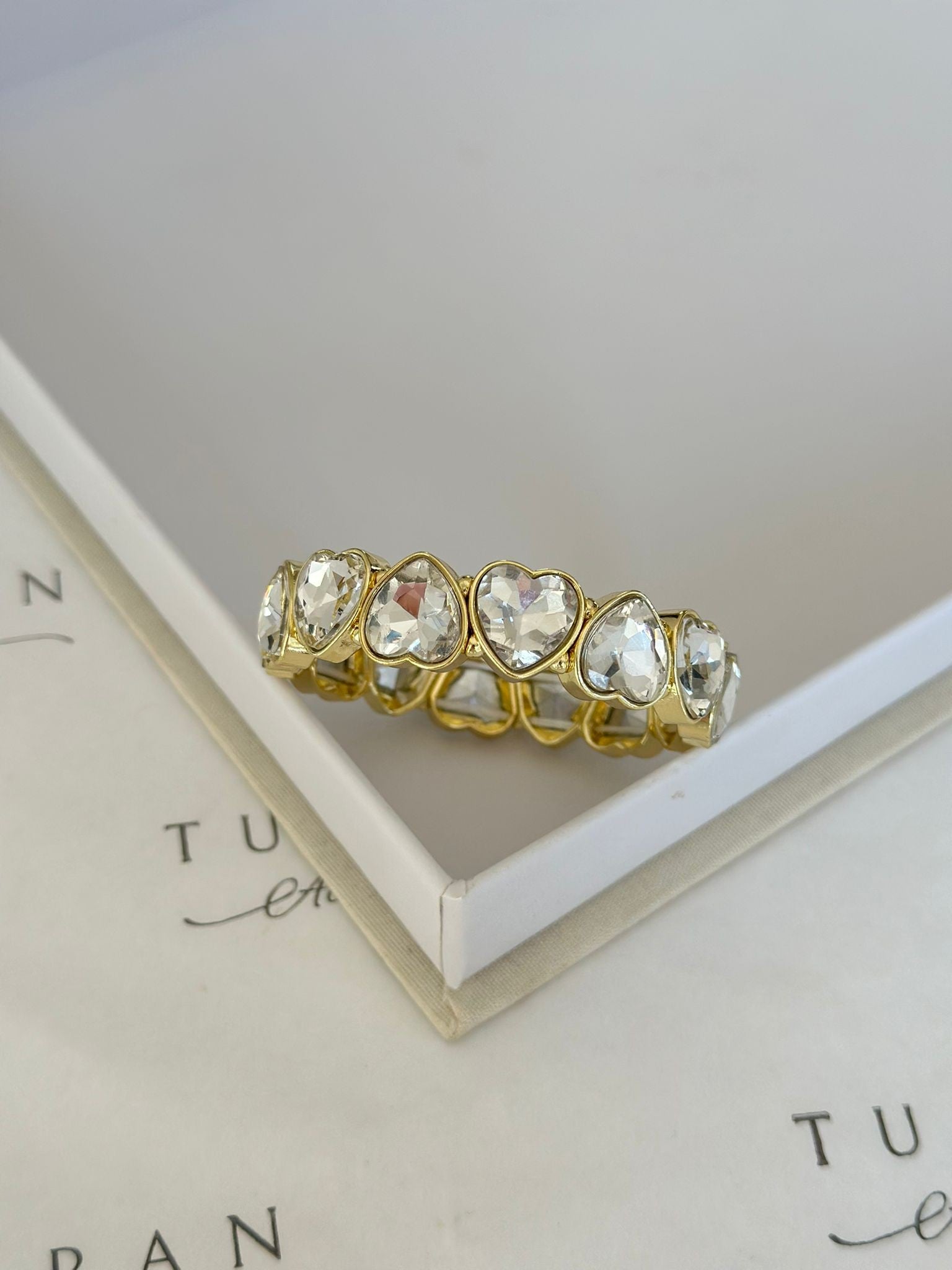 Kalp Detay Lastikli Bileklik