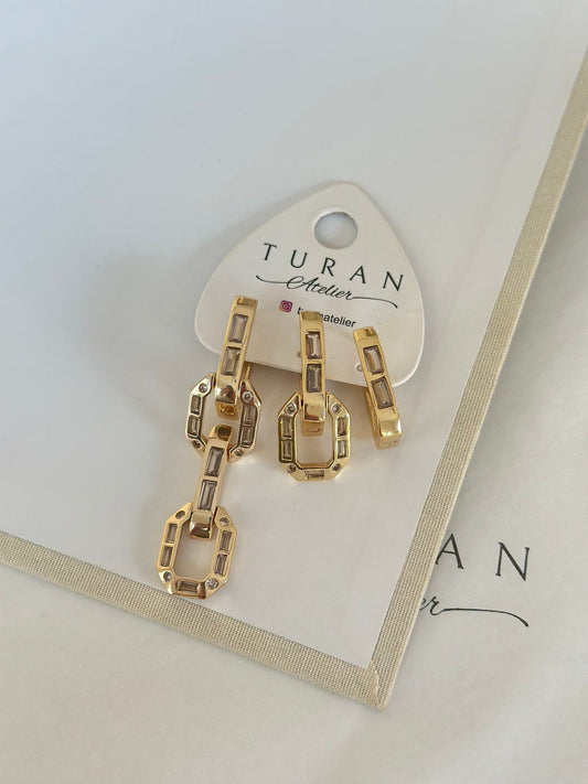 Devin 3 Lü kombin küpe