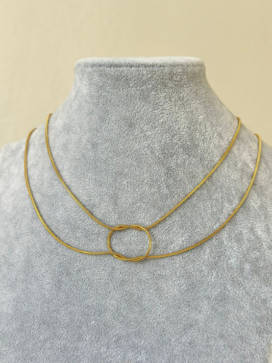 Zincir Düğüm |  Gold Kolye